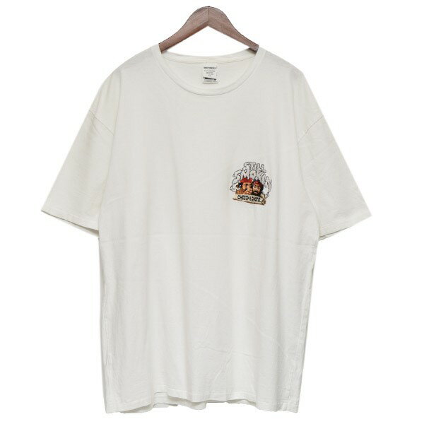 【中古】WACKO MARIA　CHEECH＆CHONG STILL SMOKIN TEE　プリントTシャツ ホワイト サイズ：XXL 【100524】（ワコマリア）