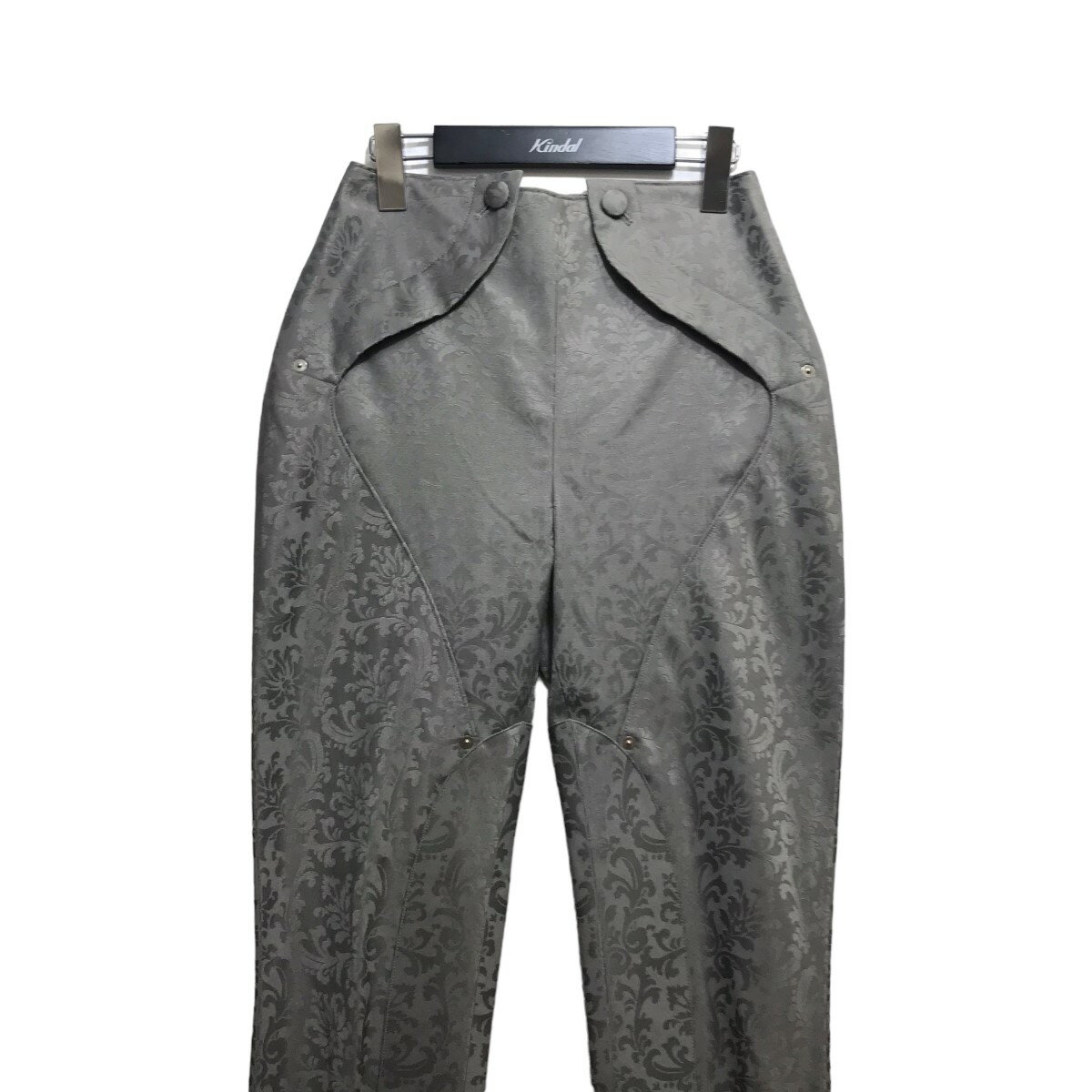 【中古】keisuke yoshida20AW jodhpurs pants 総柄パンツ グレー【価格見直し】