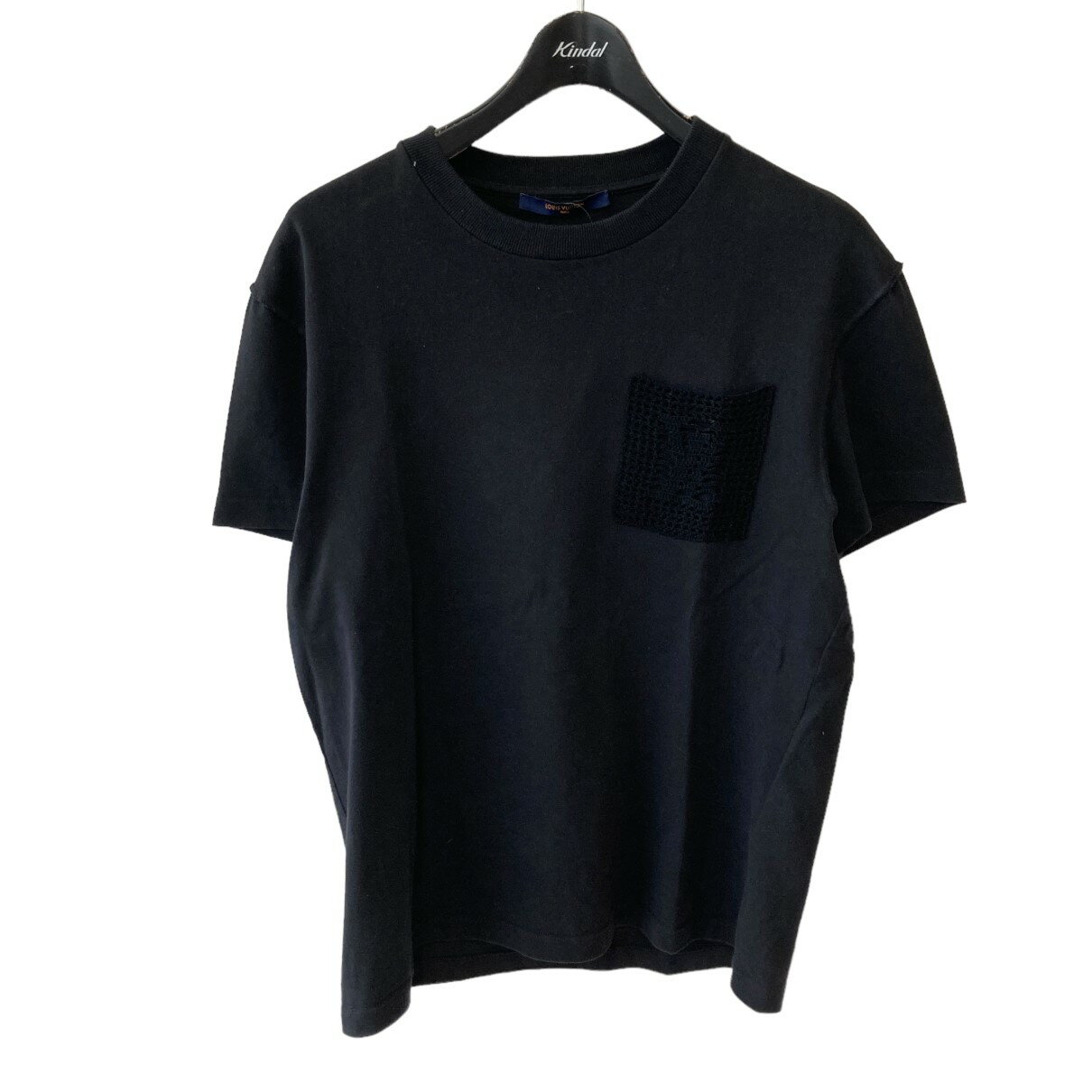 楽天ブランド古着のカインドオル【中古】LOUIS VUITTON　22SS ハードクロッチLVポルカドット Tシャツ RM222V NPL HNY10W ブラック サイズ：S 【150524】（ルイヴィトン）