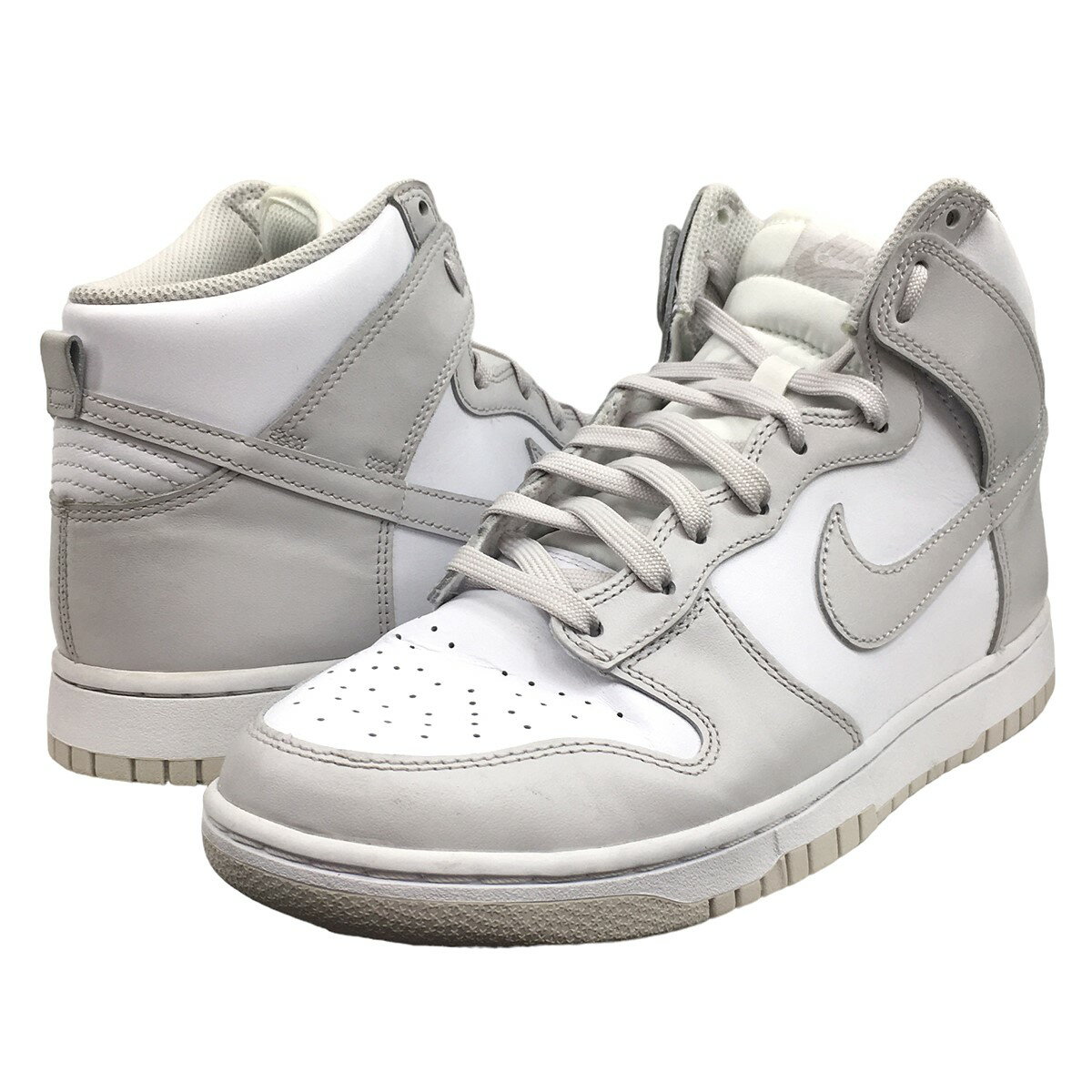 【中古】NIKE DUNK HIGH RETEO ダンク ハイ スニーカー ダンク ハイカット シューズ 靴 VAST GREY バスト バースト グレー サイズ：27CM 【180524】（ナイキ）