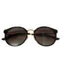 【中古】GUCCI サングラス GG0588SK ブラウン×ゴールド サイズ:54□21-150 【220524】(グッチ)