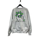 【中古】BEAMS T×PHILIPPONKスウェット 75-13-0566-146 ライトグレー サイズ:M【価格見直し】