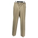 【中古】PRADAポリエステルスラックス 98339 ベージュ サイズ:38【価格見直し】