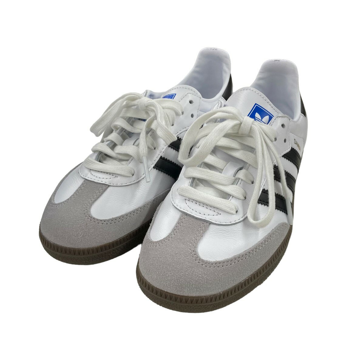 【中古】adidas　SAMBA OG ローカットスニーカー B75806 ホワイト サイズ：24cm 【050624】（アディダス）