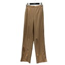 【中古】Theory23AW 「Sleek Flannel Clean ST Pullon GH」 パンツ ブラウン サイズ:XS【価格見直し】