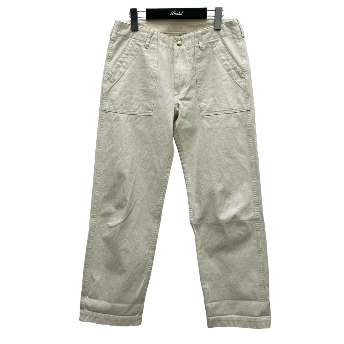 【中古】DANTON　ワークパンツ OJD-2384 ホワイト サイズ：38 【090624】（ダントン）