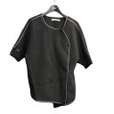 【中古】J.BRANDラグランショートスリーブジャケット JW01SW8897 ブラック サイズ:L【価格見直し】