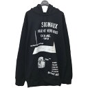 【中古】PRADAトライアングルプレートプルオーバーパーカー ブラック サイズ:XS【価格見直し】