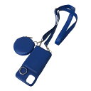 【中古】MAISON SPECIAL iPhoneケース コインケース付き ブルー 【190624】(メゾンスペシャル)