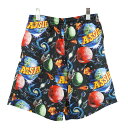 【中古】ASSIDBAD WORLD SHORT バッド ワールド ショーツ ハーフパンツ マルチカラー サイズ:L【価格見直し】