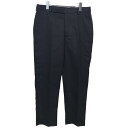 【中古】RICK OWENS21SS「ASTAIRES TROUSERS」 ウールクロップドトラウザーズ RP21S3309-WG ブラック サイズ:42