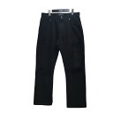 【中古】BALENCIAGA23AW Rips Loose Fit Jeans ニークラッシュデニムパンツ 745149 TNW11 ブラック サイズ:S【価格...