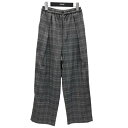 【中古】FLORENTイージーチェックパンツ 2205F04009 グレー サイズ:32【価格見直し】