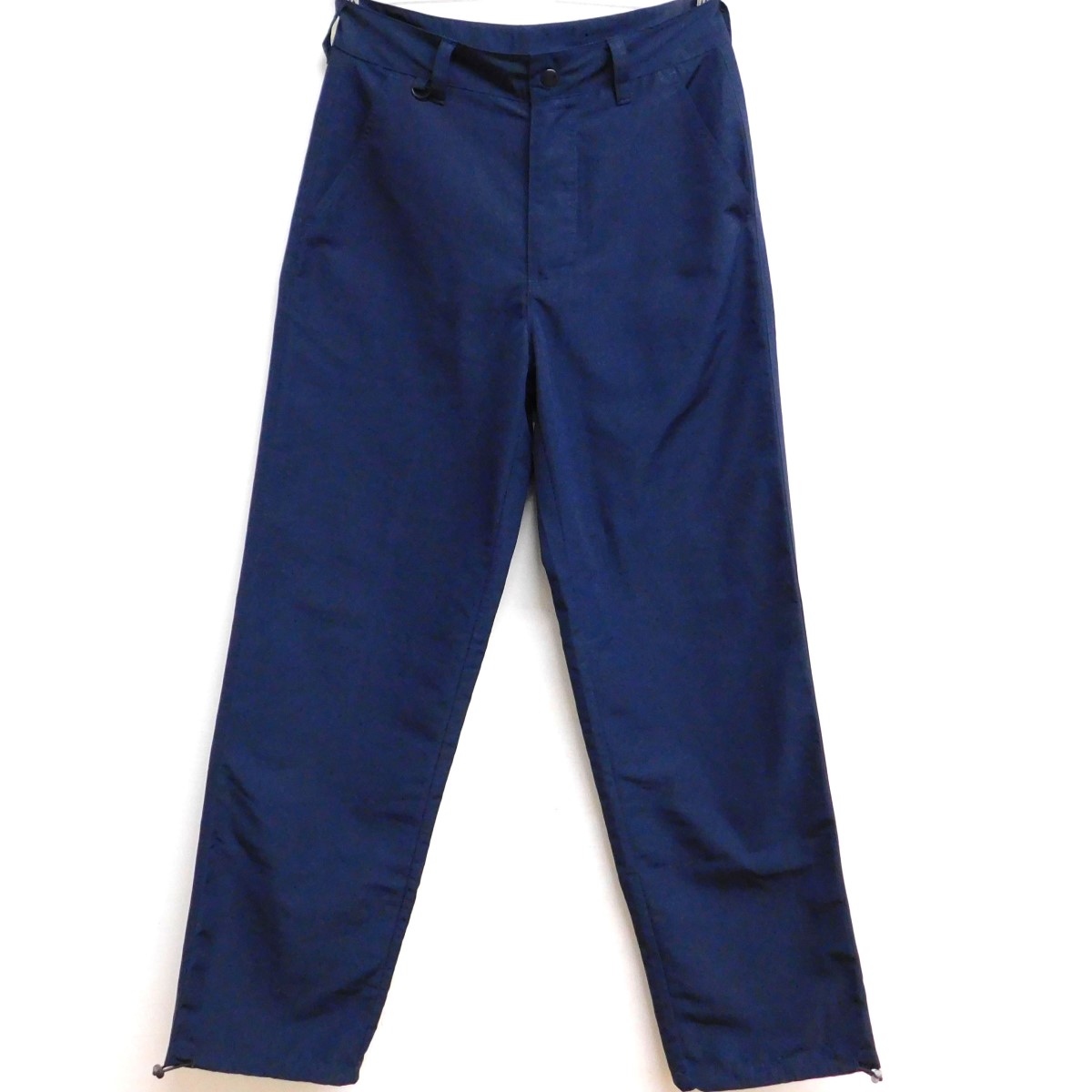 【中古】stussy プレートロゴ ナイロンパンツ ネイビー サイズ:3 【050724】(ステューシー)