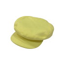 【中古】HERMESマリンキャップ イエロー サイズ:58【価格見直し】