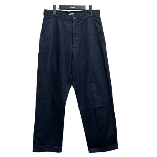 【中古】19SO loveyouレザーパッチワイドパンツ インディゴ サイズ:M 【130724】(ナインティーンエスオー) 【中古】19SO loveyouレザーパッチワイドパンツ インディゴ サイズ:M 【130724】(ナインティーンエスオー)