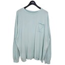 【中古】SOPHNET. BAGGY L/S POCKET TEE ポケット ロングスリーブカットソー SOPH-222044 ミント サイズ:M 【210724】(ソフネット)(4)