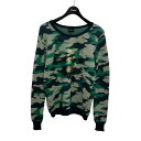 【中古】Berenice カモフラ×スター モヘアニット グリーン サイズ:XS 【250724】(ベレニス)(4)