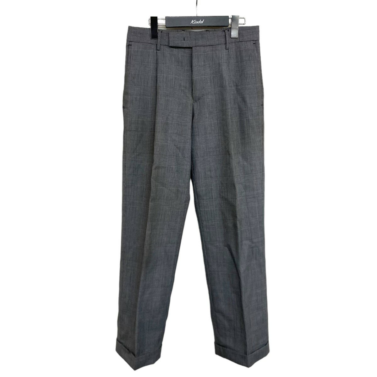 PT TORINOWATER RESISTEN WOOL PANTS チェックパンツ COAFX5ZA0FWD グレー サイズ：44