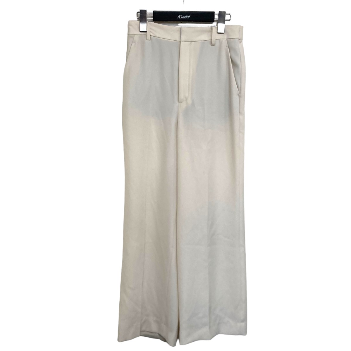 【中古】Plage 23SS washable straight パンツ3 ストレートスラックス 23030922712010 アイボリー サイズ:36 【310724】(プラージュ)