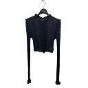 【中古】Mediam 23SS Knit Lace Tops ニット MD12-0015 ブラック サイズ:Free 【030824】(ミディアム)(4)