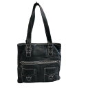 【中古】MARC JACOBSステッチデザイントートバッグ RE07 197 ブラック サイズ:ONE【価格見直し】