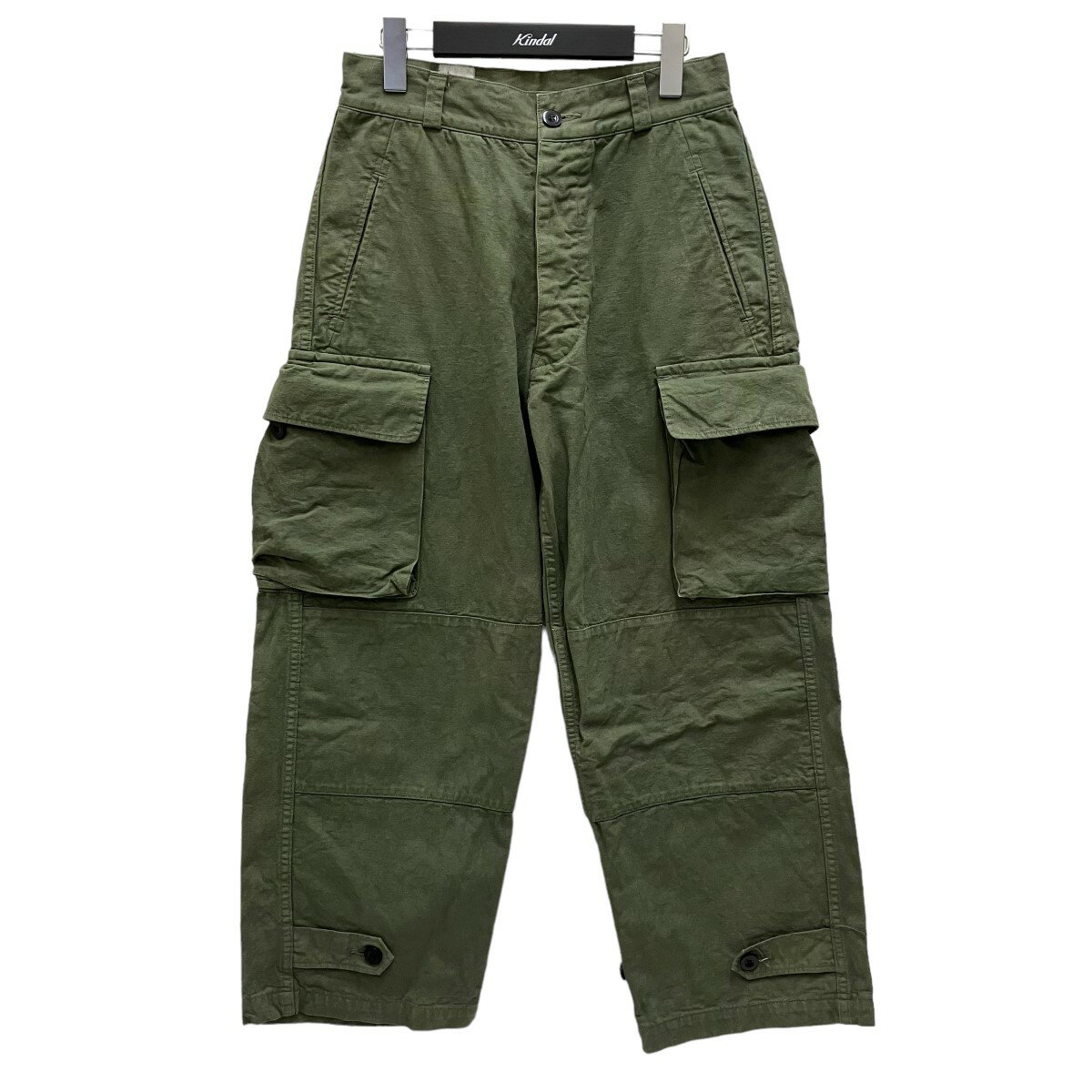 【中古】OUTILPANTALON BLESLE M-47 カーゴパンツ オリーブ サイズ:00【価格見直し】