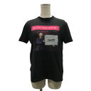 【中古】MIU MIU公式EC限定 プリントTシャツ ブラック サイズ:M【価格見直し】