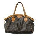 【中古】LOUIS VUITTON ティヴォリPM モノグラム ハンドバッグ M40143 ブラウン 【180824】(ルイヴィトン)