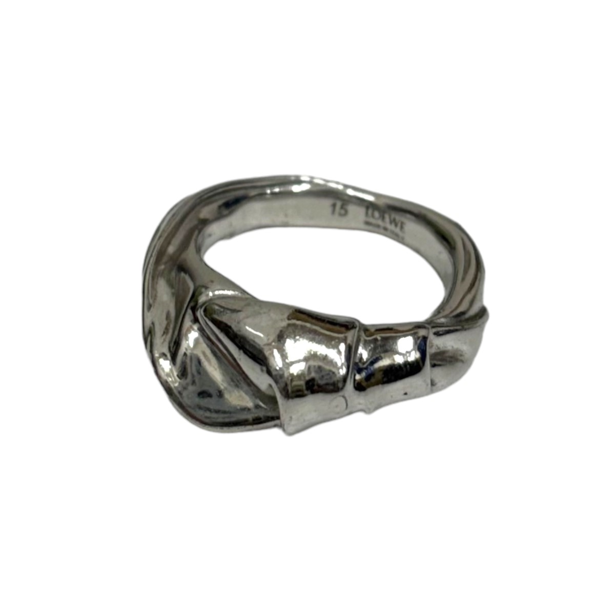 【中古】LOEWENappa twist chunky ring リング シルバー サイズ：15【価格見直し】