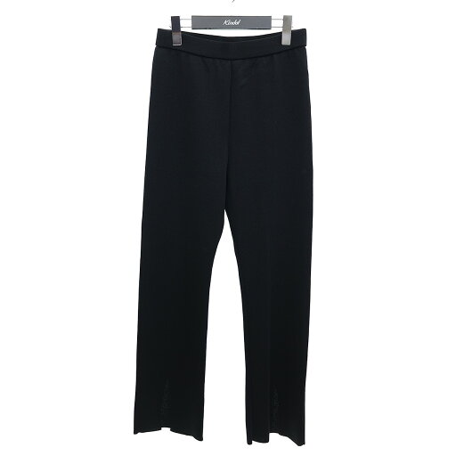 【中古】CLOTH&CROSS 裾スリットニットパンツ ブラック サイズ:Free 【260824】(クロス&クロス) 【中古】CLOTH&CROSS 裾スリットニットパンツ ブラック サイズ:Free 【260824】(クロス&クロス)