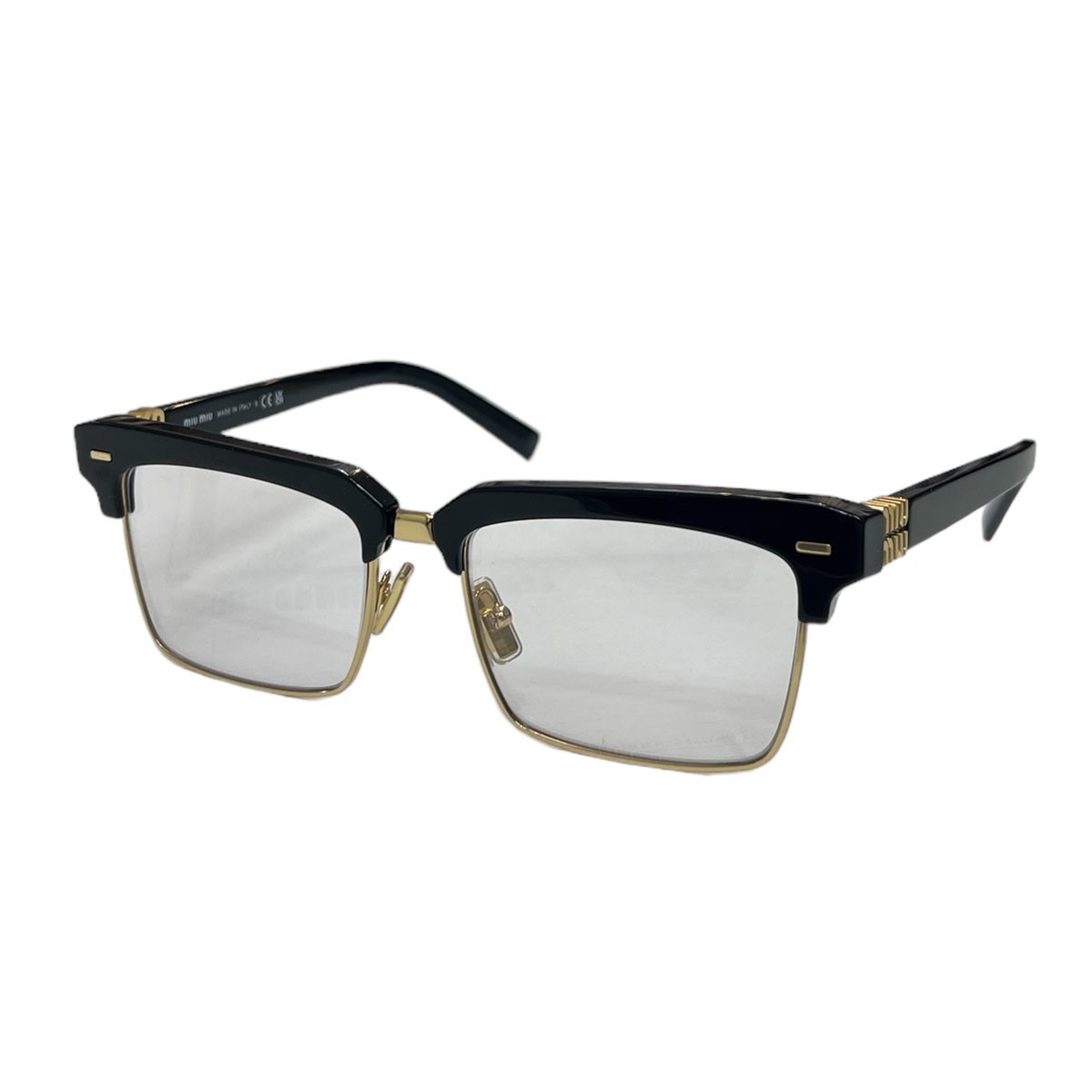 【中古】MIU MIU　Runway Sunglasses ランウェイサングラス SMU10Z ブラック サイズ：54□17-140 【250824】（ミュウミュウ）のサムネイル