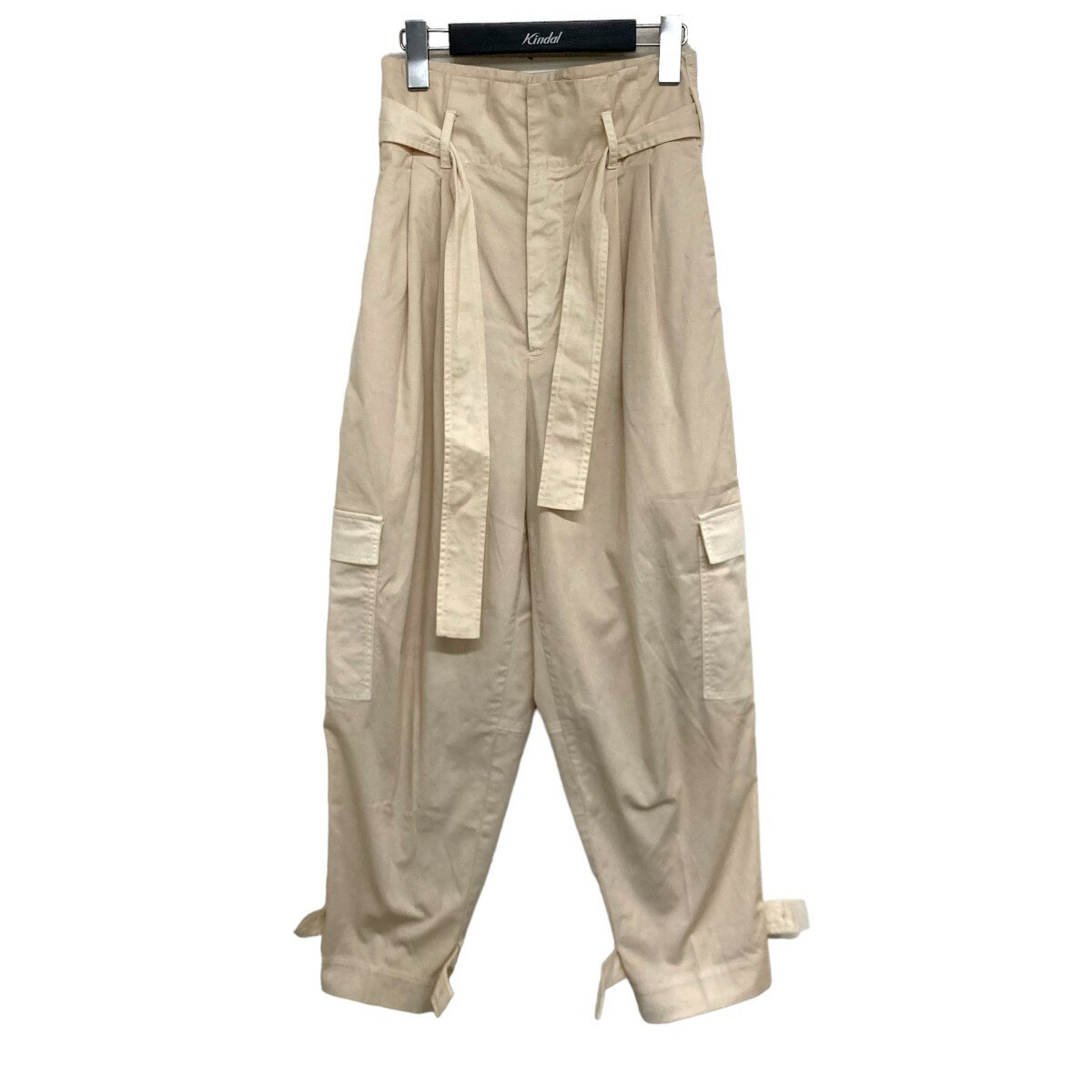 【中古】MIRKO BERTOLA 22SS カーゴパンツ 22030810001310 アイボリー サイズ:40 【270824】(ミルコ ベルトラ)