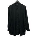 【中古】MAATEE&SONS160番TANSHI 半無双BAND COLLAR SHIRT バンドカラーシャツ MT4103-0615 ブラック サイズ:3【...
