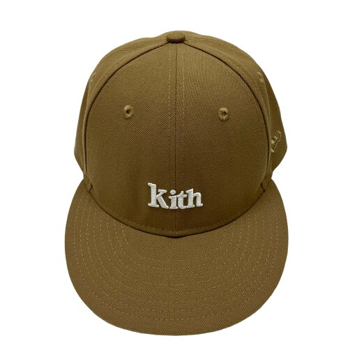 【中古】New Era×KITHベースボールキャップ ベージュ サイズ:59.6cm【価格見直し】 【中古】New Era×KITHベースボールキャップ ベージュ サイズ:59.6cm【価格見直し】