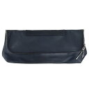 【中古】3.1 phillip lim クラッチバッグ ネイビー 【010924】(スリーワンフィリップリム)