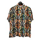 【中古】WACKO MARIA×BUDSPOOlHAWAIIAN SHIRT 総柄シャツ レッド×ホワイト×ブラック サイズ:S【価格見直し】