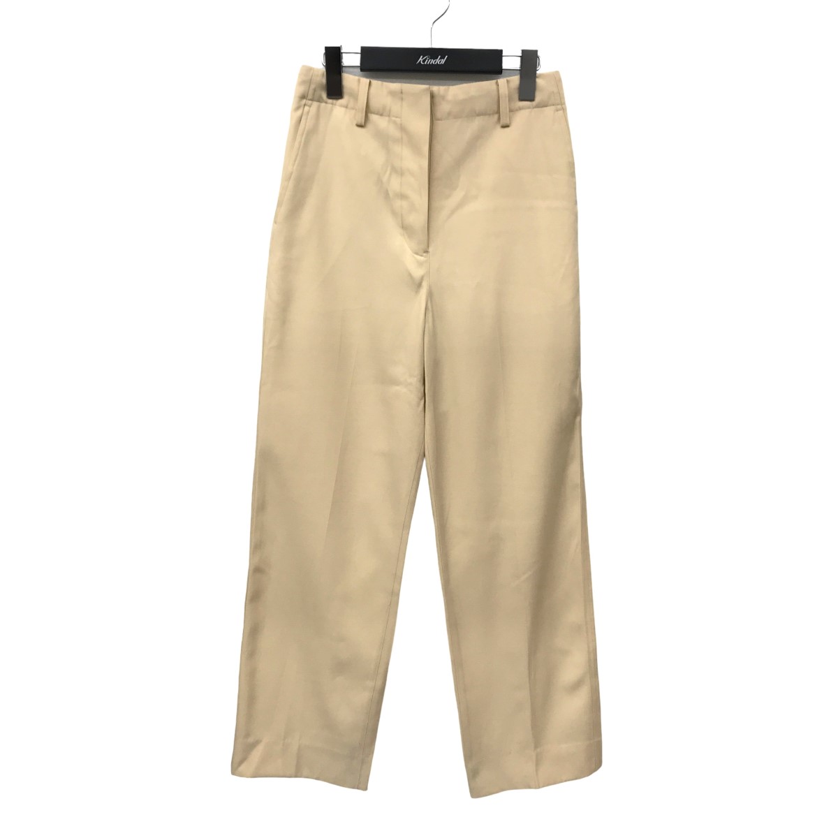 【中古】BACCA ウールレーヨンツイルトラウザーズ スラックス 35-04-24-04203 ベージュ サイズ:32 【040924】(バッカ)