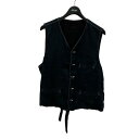【中古】Porter Classicリネンベスト ブラック サイズ:XL【価格見直し】