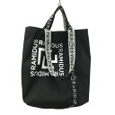 【中古】RAMIDUS×FRAGMENT DESIGNトートバッグ ブラック【価格見直し】