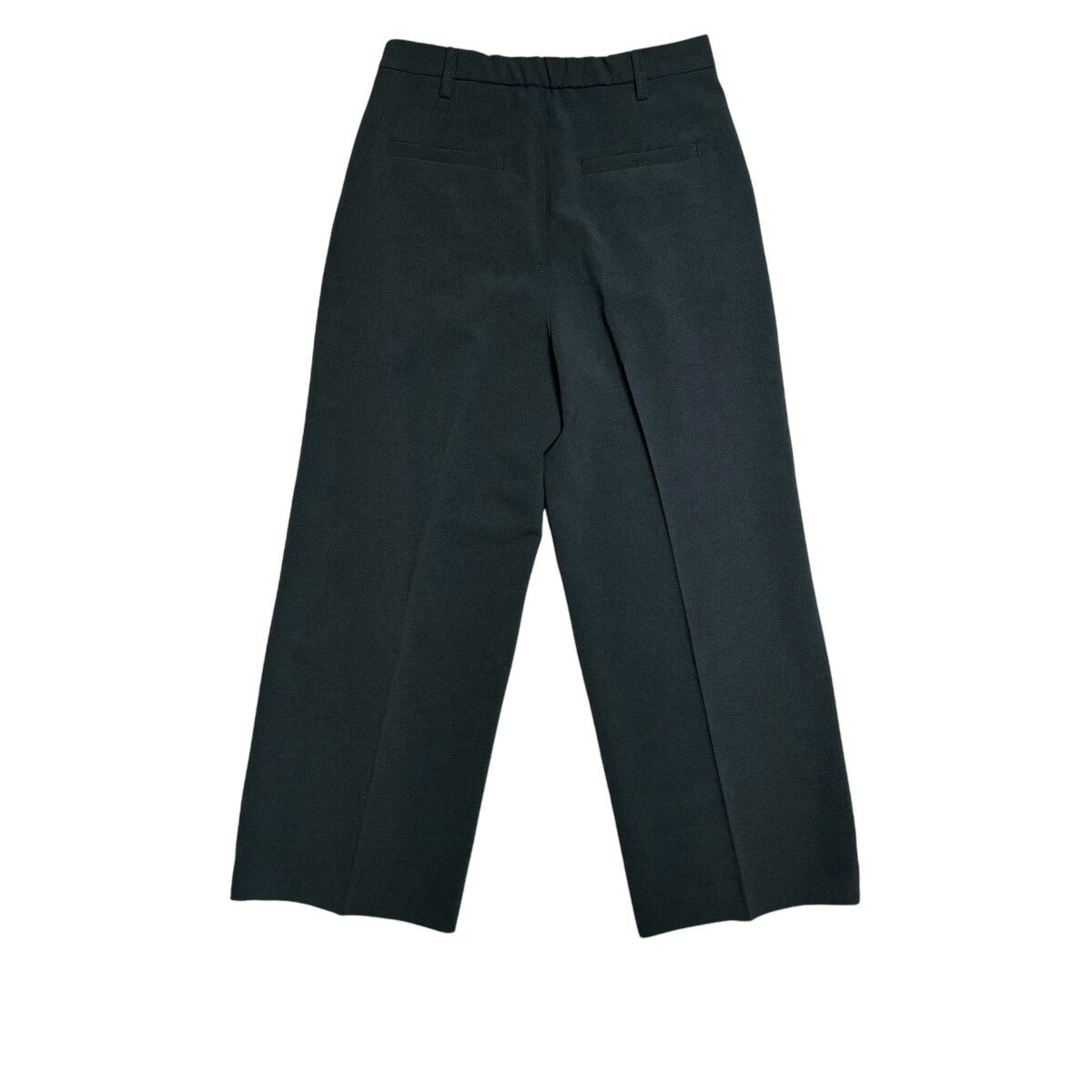 【中古】Spick and Span　24SS ダブルクロスツータックパンツ グレー サイズ：40 【150924】（スピックアンドスパン）