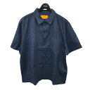 【中古】UNION SPIVEY SS WOVEN 半袖シャツ WSS-212 ネイビー サイズ:3 【180924】(ユニオン)(4)