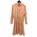 【中古】RALPH LAURENシャツワンピース 0963867LSBSD サーモンピンク サイズ:10【価格見直し】