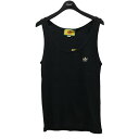 【中古】GUCCI×adidasロゴ刺繍コットンタンクトップ 620427 ブラック サイズ:S【価格見直し】