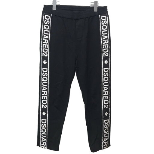 【中古】DSQUARED218AW【Hockney Pant】 ロゴホックニーパンツ S75KA0897 ブラック サイズ:38【価格見直し】 【中古】DSQUARED218AW【Hockney Pant】 ロゴホックニーパンツ S75KA0897 ブラック サイズ:38【価格見直し】
