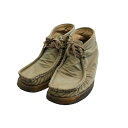 【中古】UNDERCOVERチロリアンブーツ ベージュ サイズ:26 1/2【価格見直し】