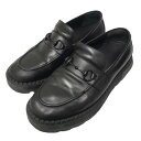 【中古】GUCCIホースビットローファー 758593 ブラック サイズ:10 1/2【価格見直し】