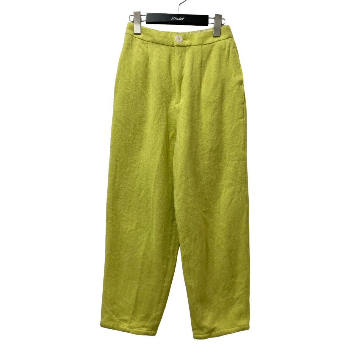 【中古】nagonstanselastic easy tapered pants イージーテーパードパンツ 470GA831-0990 イエロー サイズ:S【価格見直し】