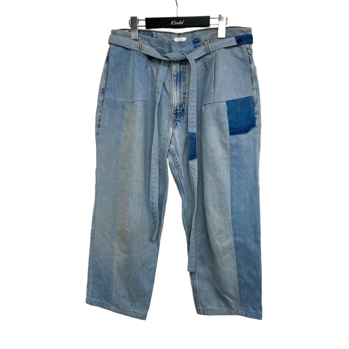 【中古】SEEALL　RECONSTRUCTED STRING DENIM デニムパンツ SAU13 DE611 インディゴ サイズ：2 【011024】（シーオール）