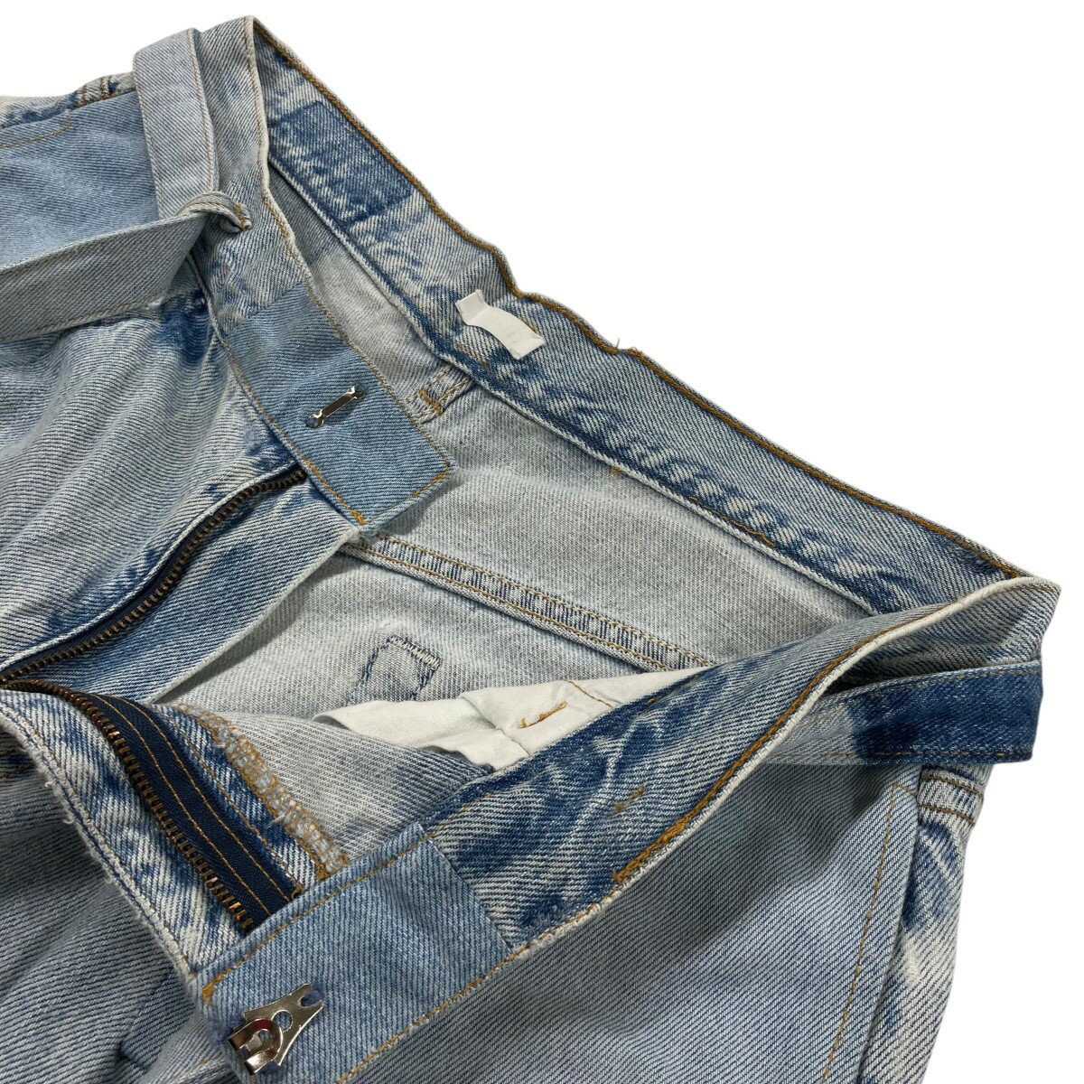 【中古】SEEALL　RECONSTRUCTED STRING DENIM デニムパンツ SAU13 DE611 インディゴ サイズ：2 【011024】（シーオール）